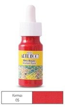 Farba Ebru 30ml (czerwona - red)