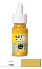 Metaliczna farba Ebru 30ml (złota - gold)