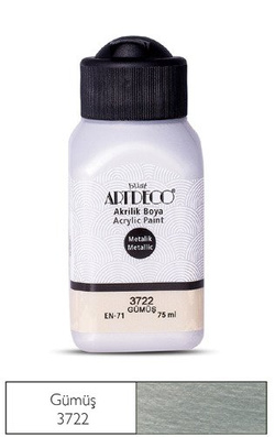 Farba ArtDeco Metallic 75 ml (srebrna - silver)