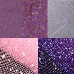 Mulberry Papier + siatka mesh
