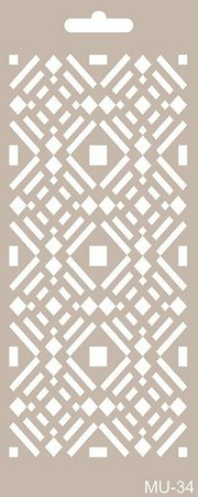 Szablon 10 X 25 cm - MU34
